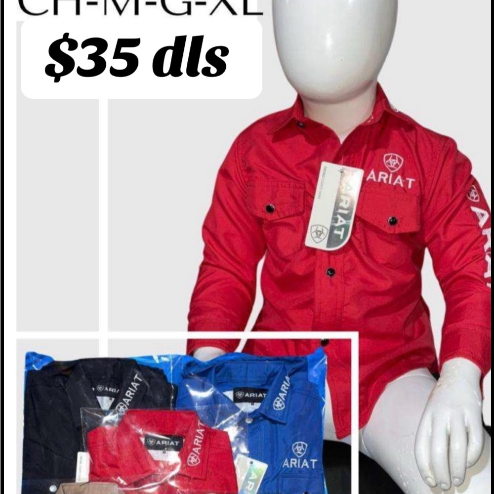Ariat Kids Jackets - Red, Black, Blue